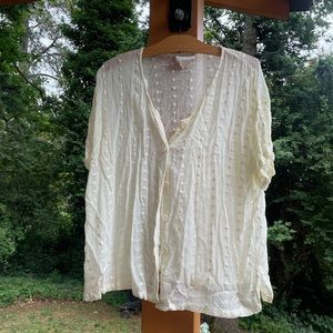 Made in India sheer button up